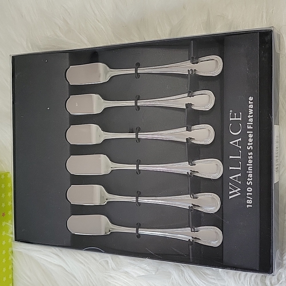 WALLACE Continental 18/10 Stainless Steel Set/6 Butter knives